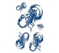 5 Pc Tatouage Ephemere Scorpion Tatouage Ephemere Insectes Tatouage Ephemere Temporaires Semi-Permanents Tatouage Ephemere Bras Faux Tatouages