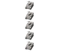 5 PCS 1/144 M5 Stuart Light Tank en Résine - Miniatures De Véhicules Blindés DIY pour Passionnés Et Collectionneurs
