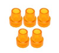 5 Pcs 19 Mm épaissir la Pointe de Béquille, Pieds de Béquille en Caoutchouc Antidérapants, Pointe de Virole de Remplacement pour Canne de Marche, Accessoires de Béquilles Anti-usure.