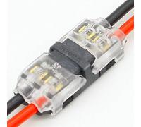 5 pcs 2pin Spring Connector wire with no welding no screws Quick Connector cable clamp Terminal Block 2 Way Easy for led strip