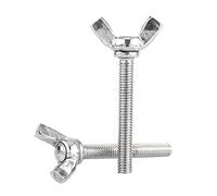 5 PCS 304 Wing Screws, Stainless Steel M5 Bolts with 8 Length Options, Fasteners for Industrial Machinery Home Office Appliances (M5*40mm)