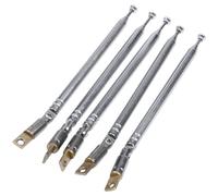 5 Pcs 32cm Longueur Section Antenne Telescopique AM FM Radio 180 Degree