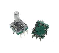 5 PCS 360 Degrés Encodeur Rotatif Commutateur EC16 Encodeur Audio Codage 5Pin Poignée Longue 20 MM Poussoir