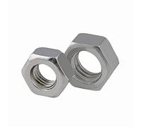 5 pcs-50pcs écrous hexagonaux UNC 4# BSW 1/8 1/4 3/16 5/16 5/32 3/8 1/2 Écrou hexagone en acier au carbone zingué DUO ER (Couleur : BSW 1/8'' 50pcs)
