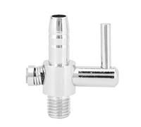 5 Pcs Aquarium Air Flow Control Levier Valve en Acier Inoxydable À Tête Unique Vannes Filetées Aquarium Air Tube Distributeur Pompe À Oxygène Valve De Contrôle Accessoires