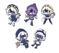 5 Pcs Badge Murders Cyn N V J Figurine Cyn J N V Pin Cartoon Murders Cyn N V J Acrylique Pins Set, Murders Cyn N V J Cosplay Sac Décoration