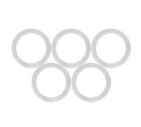 5 PCS Badge Press Press Spacers, ensemble de joints d'alignement en plastique, outil d'épaisseur de compensateur avec étui de stockage pour la production de badge d'événement (32 mm)