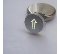 5 pcs Blanc LED 10 mm Cap flèche 12 V DC 50 MA Momentary Tact Push Button Switch