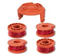 5 pcs Bobine pour coupe,Fil de Tonte Fil de Coupe,Fil Coupe Bordure Universel,Convient pour 20v worx tondeuse wg180 / wg163 / wg175