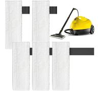 5 PCS Bonnettes Microfibre pour Krcher, Chiffons pour Buse Main Accessoire pour Nettoyeurs Vapeur SC 1, 2, 3, 4, 5 - TOPESCT