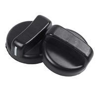 5 PCS Bouton de controle de la cuisiniere a gaz en plastique noir boutons de commande