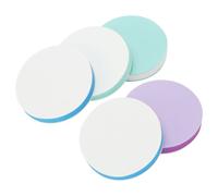 5 Pcs Carving Tampon caoutchouc double face détachable Ecologique DIY rond Blocs de tampons caoutchouc