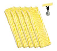 5 PCS Chiffons de Nettoyage en Microfibre, Bonnette Microfibre Lingette Compatible avec Karcher Nettoyeur Vitre Wv2 Wv5 Wv6 Plus, Premium Pour Nettoyeur Vitre Aspirateur de Fenêtre Accessoires