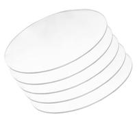 5 Pcs Clear Acrylic Circle Round Disc Thickness 1Mm, Diameter 160-200Mm Suitable for DIY Crafts And Home Decorations, 170mm(Diameter 180mm)