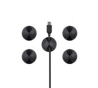 5 Pcs Clips De Rangement De Câble Système De Gestion De Cordon Universel De Bureau Organisateur De Chute De Câble Ordinateur De Charge Électrique Ou Support De Cordon Mo - NoirIntelligence Pratique.