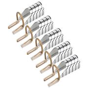 5 PCS Conseils d'extension des ongles pratiques Guide de forme en aluminium Guide de forme réutilisable