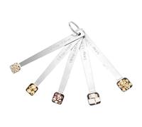 5 PCS Cuillere Doseuse, Cuillère Doseuse Café avec Balance Numérique, Acier Inoxydable, Empilable, Accessoires de Cuisine et de Pâtisserie pour Ingrédients Secs et Liquides