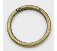 5 pcs Déclencheur de Snap Clip à ressort Gate O Bague 2,5 cm 3,8 cm 25 mm 38 mm pour porte-clés Boucle Nickel Or Bronze, bronze, 1.5" 38mm