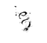 5 PCS Dragon Herbal Tattoo sticker homme imperméable à l'eau durable semi - permanent bras jambes
