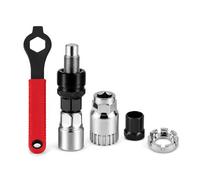 5 Pcs Extracteur de Manivelle et Outil de Pédalier Vélo | Outil Réparation de Vélo Démonte Pédalier VTT e 16 mm, Demonte Pedalier Velos pour Démontage Manivelles de Vélos