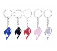 5 Pcs Fairy Tails Porte Clés Anime Fairy Tails Clé De Lucy Figurine Keychain Pendentifs Métal Porte Clef Fairy Tails Decoration