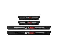 5 Pcs Fibre Voiture Carbone Plinthes Protection,Voiture Seuil Anti dérapantes Résistant Rayures, pour Peugeot GT GTI GT Line 508 5008 3008 208 2008 308 206 307 106 108 306 206 208,C-GT Line
