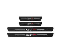 5 Pcs Fibre Voiture Carbone Plinthes Protection,Voiture Seuil Anti dérapantes Résistant Rayures, pour Peugeot GT GTI GT Line 508 5008 3008 208 2008 308 206 307 106 108 306 206 208,A-GT