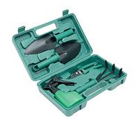 5 PCS Garden Tools Set Heavy Duty Gardening Tools Gift Kit with Organizer Case Stainless Steel Garden Tools Set for Beginners Experienced Lovers