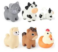 5 Pcs Jouets Montessori pour Enfants, Animals Toddler Montessori Toys, Jouet de Motricité, Sensory Toys Baby pour Garçons, Filles