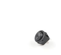 5 PCS KCD1-105 Diameter 16.5mm 3A/250VAC Round Boat Rocker Switch On-Off Snap SPST Black 2Pin Power Switch Push Button Switch NWPNLXEA(Nero)