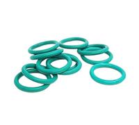 5 Pcs/Lot Anneau En Caoutchouc Vert Fkm Joint Torique 4Mm Épaisseur Od22/24/25/26/27/28/30/32/33/34Mm, 24x16x4mm, 5 pièces