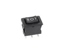 5 PCS/Lot KCD1 21X15mm 3Pin bateau voiture interrupteur à bascule 6A/250VAC 10A/125VAC rouge jaune vert bleu bouton d'alimentation interrupteur avec lumière(Red ON-OFF-ON)