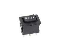 5 PCS/Lot KCD1 21X15mm 3Pin bateau voiture interrupteur à bascule 6A/250VAC 10A/125VAC rouge jaune vert bleu bouton d'alimentation interrupteur avec lumière(With Blue Light)