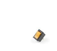 5 PCS/lot KCD1 21X15mm Rocker Switch ON-OFF 2 Position Power Switch 2Pin 6A/250VAC 10A/125VAC Red Blue Green Yellow Black White NWPNLXEA(Yellow Black)