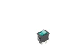 5 PCS/LOT KCD1 4 Pin 21 * 15mm ON-OFF Boat Car Rocker Switch 6A/250V AC 10A/125V AC With Red Blue Green Yellow Light Switch NWPNLXEA(With Green Light)