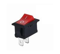 5 PCS/LOT KCD1 4 Pin 21 * 15mm ON-OFF Boat Car Rocker Switch 6A/250V AC 10A/125V AC With Red Blue Green Yellow Light Switch NWPNLXEA(2PIN RED)