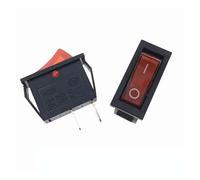5 pcs/lot KCD3 With Light Power Switch 10A 250V AC 15A 125V AC 2/3 Pin SPDT KCD3 ON-OFF-ON 2/3 Position Boat Rocker Switch NWPNLXEA(2PinON-OFF With LED)