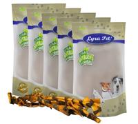5 pcs. Lyra Pet® Bâtons de peau de tête de bœuf avec panse env. 70 cm