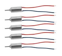 5 Pcs Micro Moteur sans Noyau DC4,5V 32250tr/min, Tasse Creuse Moteur Mini Lecteur Moteur 4mm X 8mm Faible Bruit Faible Consommation D'énergie pour Modèle Réduit d'avion et Jouets Électroniques