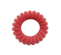 5 pcs/Pack velours téléphone bobine bandeaux femmes spirale cheveux cravates filles cheveux anneaux corde couleur unie cheveux accessoires Scrunchy(Pink)
