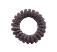 5 pcs/Pack velours téléphone bobine bandeaux femmes spirale cheveux cravates filles cheveux anneaux corde couleur unie cheveux accessoires Scrunchy(Purplish Gray)