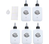 5 pcs petit distributeur d'huile 120 ml anti-fuite Bouteille compacte portable avec couvercle à torsion pour vinaigre -soja -camping