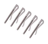 5 pcs Pince à Billets en Métal Clips à Billets Printemps Clip à Ressort pour Billets Clip Portefeuille Pince à Billets à Ressort Pince à Ressort Portefeuille Argent