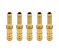 5 PCS Raccords de Tuyau Réducteurs en Laiton 10mm x 8mm, Raccords Droit pour Tuyau, Raccord Durite Essence, Pour Conduite d'Eau et Huile