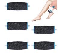 5 Pcs Rapeuse Pieds Électrique,Rouleaux De Remplacement,Rappe Pieds Pédicure,Recharge Rapeuse Electrique,Compatible Avec Scholl Velvet Smooth, Recharge De Tête De Rouleau Pour Pedicure Pied Electrique