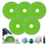 5 Pcs Rock Slab Grinding Disc,Glass Cutting Disc for Angle Grinder,Ceramic Cutting Blade,Rock Plate Flat Grinding Disc,3.93 inch (100 mm) Diameter,Rotary Tool Cutting Disc Accessories