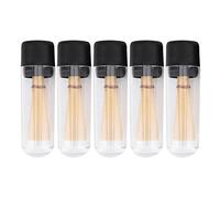 5 pcs roseaux de basson, roseaux à liège moyen-doux, roseaux en bambou accessoires d'instruments moyens avec étui pour le basson d'utilisation et le remplacement