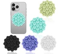 5 Pcs Silicone Suction Cup Phone Holder Phone Holder Suction Cup Hands Free Phone Case For Mobile Phones (5 Colours)