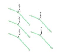 5 PCS Style PVC Balance Connecteur De P¨ºche De P¨ºche Anti Booms Accessoire De P¨ºche en Mer(10cm) Porte Plomb de p¨ºche