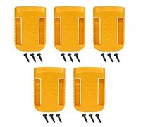 5 PCS Tool Support de Batterie pour Dewalt Couvercle de Batterie Clip de Ceinture Support de Batterie Support sur étagère Clips de Batterie muraux adaptés pour 18V-60V DCB200 DCB203 DCB205